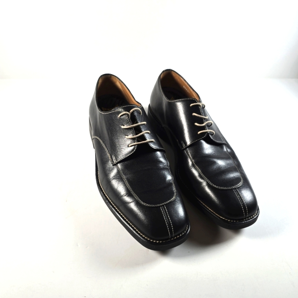 Michael Toschi Oxfords Mens 10.5 Black CIS Equipped Carbonlite Leather Shoes